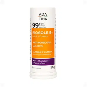 Ada Tina Biosole Stick FPS99 Sem Cor - Protetor Solar 14g
