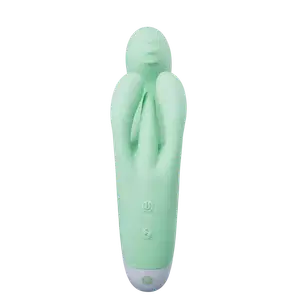 Pantynova Eita Rabbit Verde - Vibrador Triplo