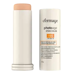 Dermage Photoage Stick FPS 99 Cor B Claro - Protetor Solar com Cor