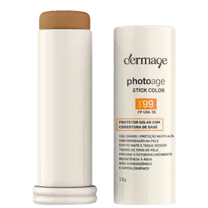 Dermage Photoage Stick FPS 99 Cor Médio Intense - Protetor Solar com Cor