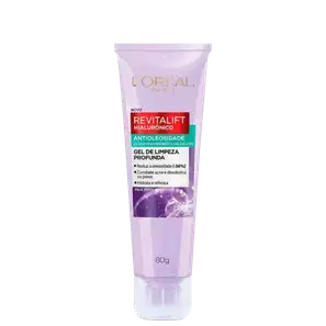 L'Oréal Paris Revitalift Hialurônico - Gel de Limpeza Antioleosidade 80g