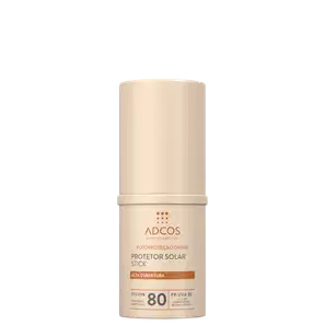 Adcos Fotoproteção Diária FPS 80 Stick Beige - Protetor Solar Facial com Cor
