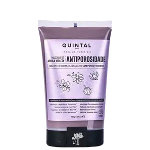 Quintal Terra de Cores 2.0 Antiporosidade - Máscara de Argila Violeta 100g