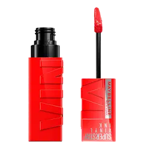 Maybelline NY SuperStay Vinyl Ink Red Hot - Batom Líquido 4,2ml