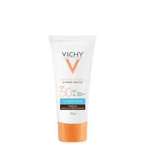 Vichy Capital Soleil Hydra-Matte FPS 50 Cor 6.0 - Protetor Solar 30g