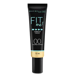 Maybelline Fit Me! 00 Amarelo - Corretivo Líquido 10ml