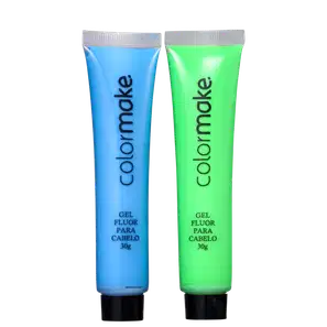 Kit Colormake Gel Fluorescente Azul e Verde (2 Unidades)