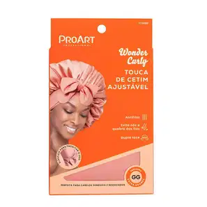 ProArt Dupla Camada Rosa GG - Touca de Cetim