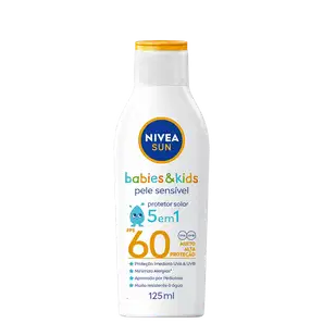 NIVEA SUN Babies & Kids Pele Sensível FPS 60 - Protetor Solar Infantil 125ml