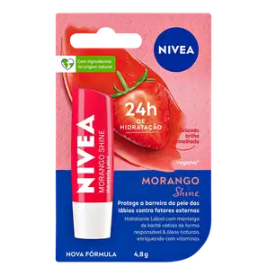 Nivea Morango Shine - Hidratante Labial 4,8g
