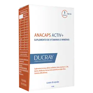 DUCRAY Anacaps Activ+ Antiqueda - Suplemento Vitamínico