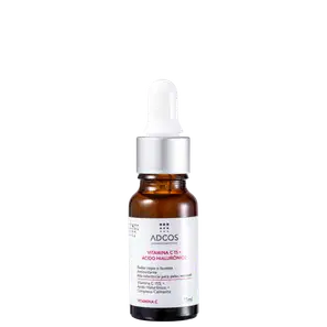 Adcos Vitamina C 15 + Ácido Hialurônico - Sérum Redutor de Linhas