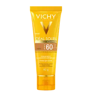 Vichy Idéal Soleil Clarify FPS 60 Cor Média - Protetor Solar Facial com Cor 40g