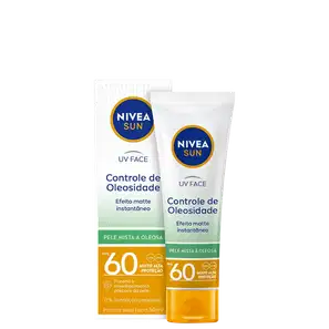 NIVEA Sun Beauty Expert Facial Controle de Oleosidade FPS 60 - Protetor Solar Facial