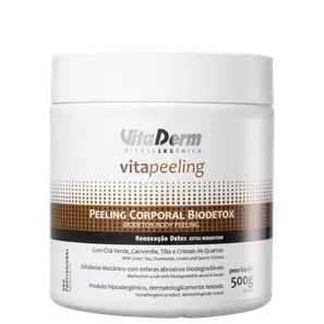 Vita Derm Vita Peeling Biodetox - Creme Esfoliante Corporal 500g
