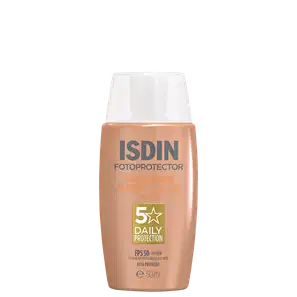 ISDIN Fusion Water 5 Stars FPS50 Color Média - Protetor Solar Facial com Cor