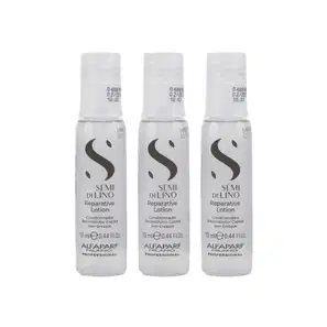 Kit Alfaparf Semi di Lino Reparative Lotion Ampolas 3 x 13 ml