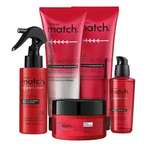 Combo Match SOS Reconstrução: Shampoo + Condicionador + Máscara Capilar + Óleo Capilar + Spray de Proteína