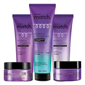 Combo Match Rotina Tradicional Cabelos Cacheados