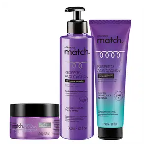 Combo Match Rotina Liberada Cabelos Cacheados