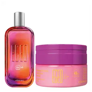 Combo Egeo On Me: Desodorante Colônia 90ml + Manteiga Hidratante Desodorante 250g