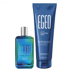Combo Egeo On You: Desodorante Colônia 100ml + Shower Gel Cabelo, Corpo e Barba 200g
