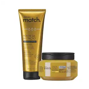 Combo Match Fonte Da Nutrição Fios Finos: Shampoo + Máscara Capilar