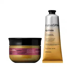 Kit Presente Nativa SPA Quinoa: Loção Corporal 75ml + Creme para Mãos 30ml