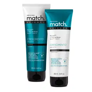Combo Match Science Crescimento: Shampoo 250ml + Condicionador 250ml