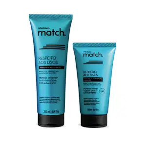 Combo Match Respeito Aos Lisos: Shampoo 250ml+ Máscara Capilar 150ml