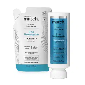Combo Match Liso Prolongado: Shampoo 300ml + Condicionador 280ml