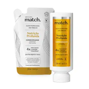 Combo Match Nutrição Profunda: Shampoo 50ml + Máscara Capilar 70g