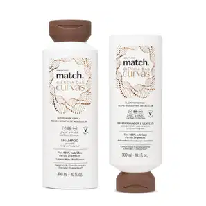 Combo Match Ciência das Curvas: Shampoo 300ml + Condicionador E Leave-In 300ml