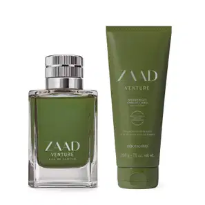 Combo Zaad Venture: Eau De Parfum 95ml + Shower Gel Cabelo e Corpo 200g