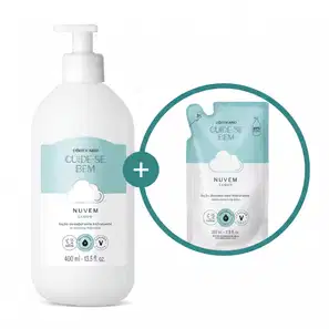 Combo Cuide-se Bem Nuvem: Loção Hidratante Corporal 400ml + Refil 350ml