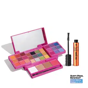 Combo Máscara de Cílios Big Bang 360º 10g + Palette Multifuncional Supernova 30,4g