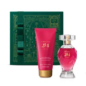 Combo Presente Natal Botica 214 African Sunrise: Eau de Parfum 75ml + Loção Corporal 200g + Caixa Presenteável