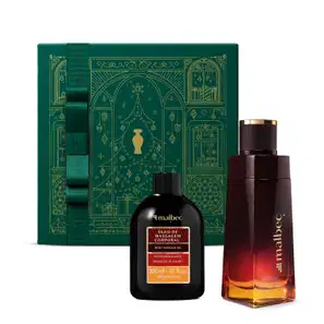 Combo Presente Malbec X: Desodorante Colônia 100ml + Óleo de Massagem 200ml+ Caixa Presenteável