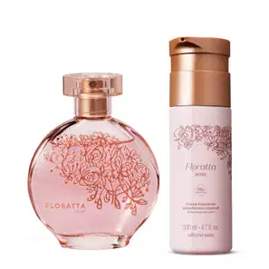 Combo Floratta Rose: Desodorante Colônia 75ml + Creme Corporal 200ml