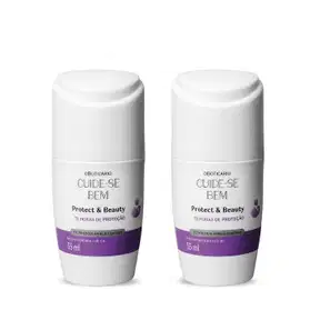 Combo Desodorante Antitranspirante Roll-on Cuide-se Bem Protect and Care 55ml (2 itens)