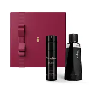 Combo Presente Malbec Black: Desodorante Colônia 100ml + Body Spray 100ml+ Caixa de Presente