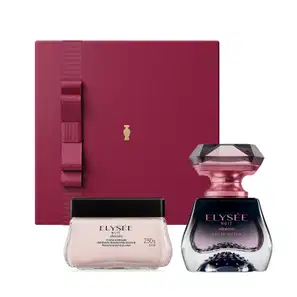 Combo Presente Dia dos Namorados Elysée Nuit: Eau de Parfum 50ml + Creme Acetinado Hidratante 250g + Caixa de Presente