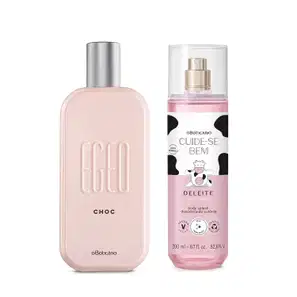 Combo Layering: Egeo Choc Desodorante Colônia 90ml + Body Splash Cuide-se Bem  Deleite 200ml