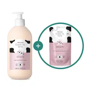 Combo Cuide-se Bem Deleite: Loção Corporal 400ml + Refil 350ml