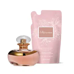 Combo Lily Gardénia: Eau De Parfum 75ml + Refil Creme Acetinado Corporal 250g