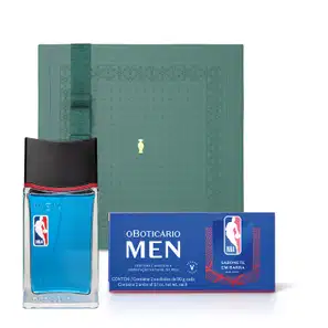 Combo Presente MEN NBA: Desodorante Colônia 100ml + Sabonete em Barra 2x90g + Caixa Presenteável