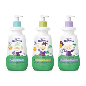 Combo Dr. Botica Cabelos Crespos 4 ABC: Shampoo  Infantil 400ml + Condicionador Infantil 400ml + Creme Para Pentear Infantil 350ml
