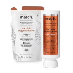 Combo Match Nutrição Regeneradora: Condicionador 280ml + Refil 250ml