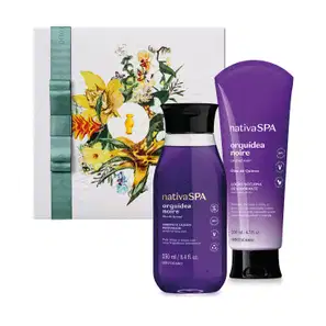 Combo Presente Dia das Mães Nativa Spa Orquídea Noire: Loção Corporal 200ml + Sabonete Líquido Perfumado 250ml