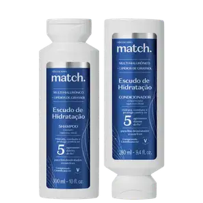 Kit Match. Escudo de Hidratação o Boticário - Shampoo 300ml + Condicionador 280ml